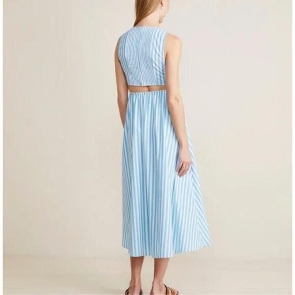 Vineyard Vines sky blue and white maxi dress, size 8, brand new with tags. - Picture 2 of 6